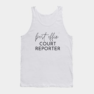 Court Reporter Gift Idea For Him Or Her, Thank You Present Tank Top